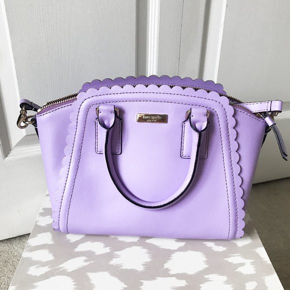 lilac kate spade purse